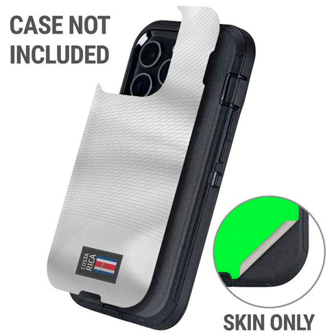 Costa Rica Soccer Flag Otterbox Defender iPhone Skin